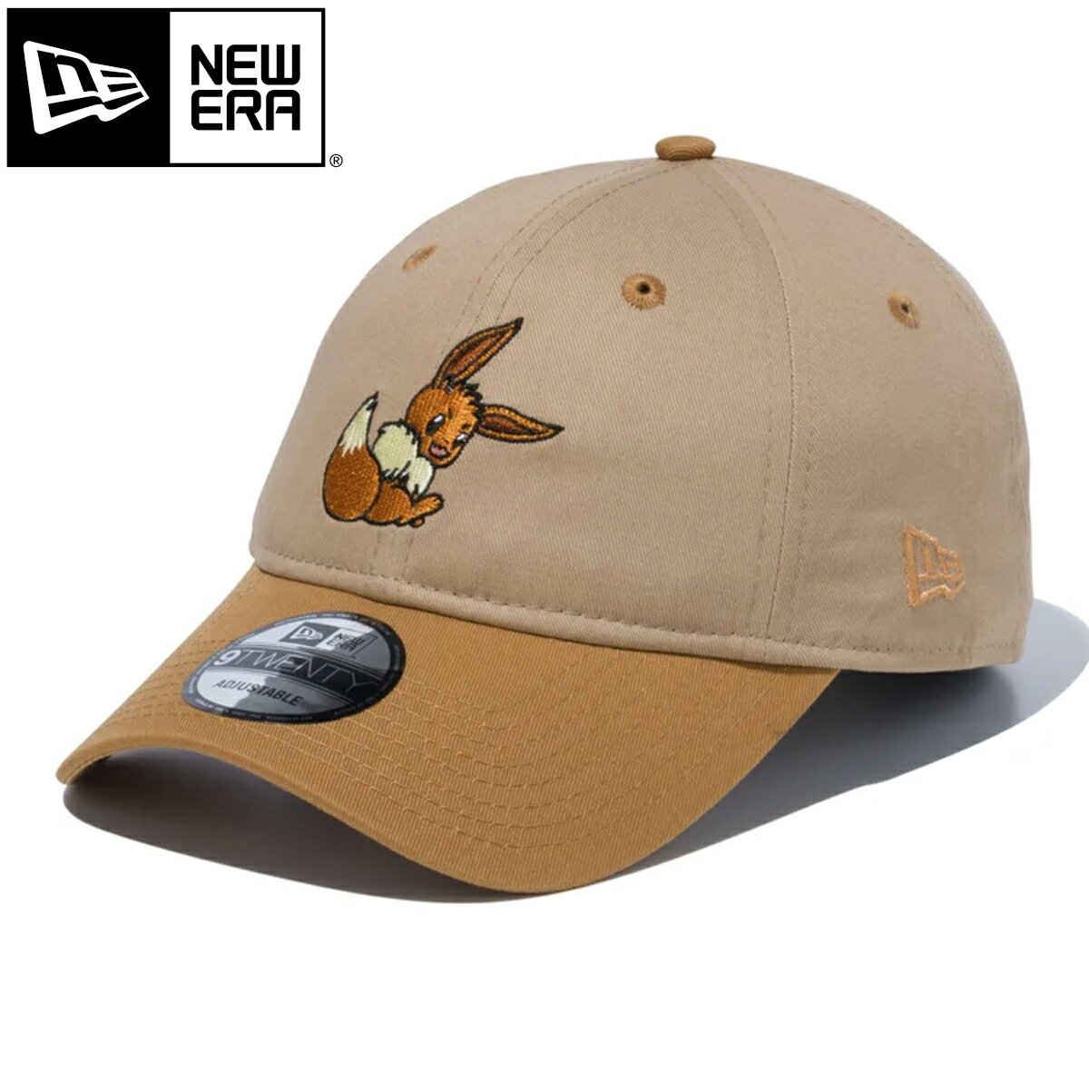 15時迄のご注文で即日発送可 NEW ERA 9TWENTY POKEMON EEVEE ニューエラ 9TWENTY ポケモン イーブイ メンズ レディース キャップ 帽子 CAMEL ブラウン 14124358