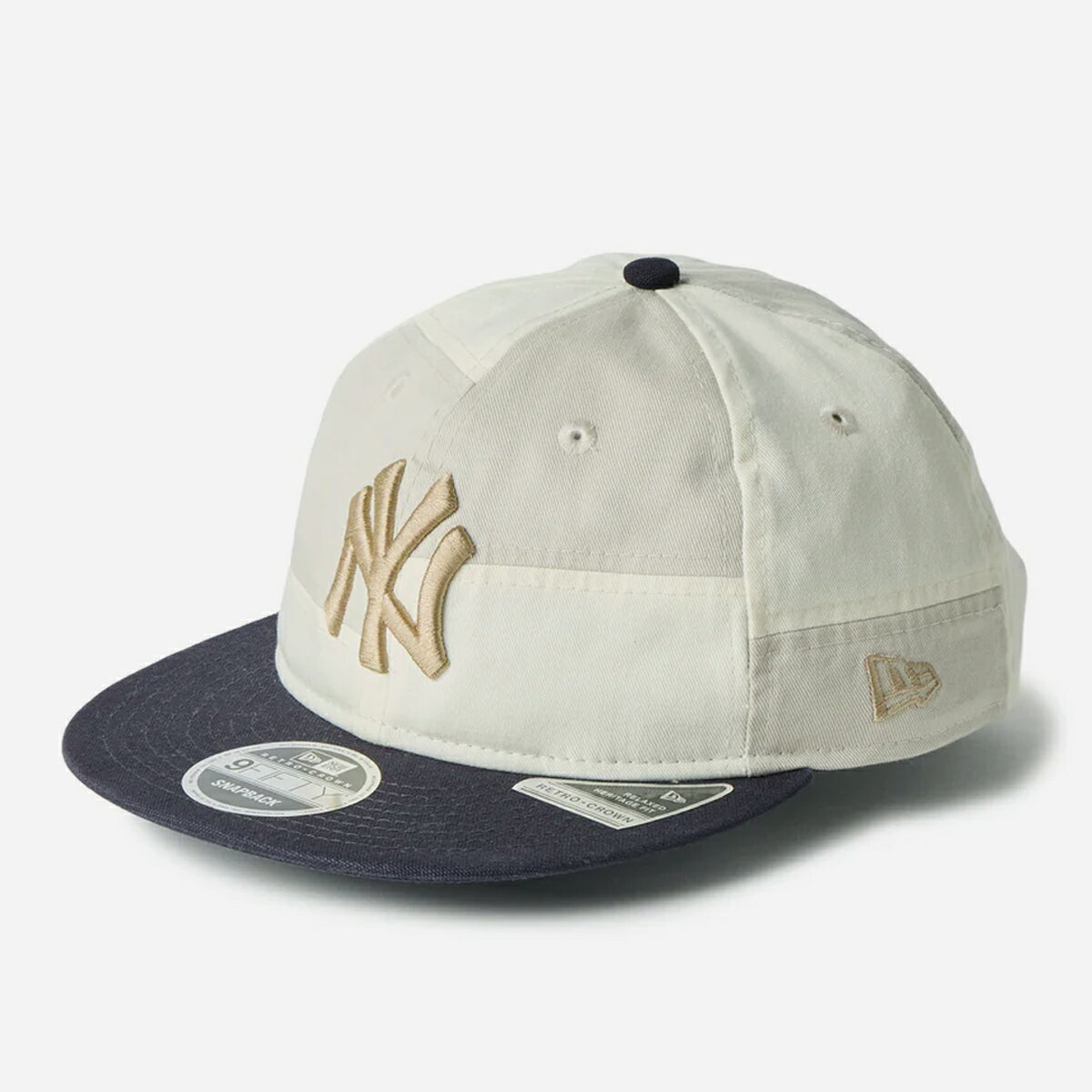 Rakuten - NEW ERA RC 9FIFTY NEW YORK YANKEES PATCHWORK ニューエラ RC 9FIFTY ニューヨーク・ヤンキース パッチワーク メンズ レディース キャップ 帽子 CREAM/NAVY ホワイト 14744666