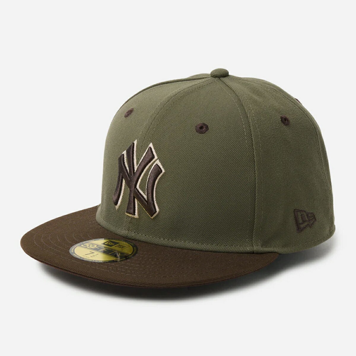NEW ERA 59FIFTY NEW YORK YANKEES CAMOUFLAGE COLOR ニューエラ 59FIFTY ニューヨーク ヤンキース カモフラージュ カラー メンズ レディース キャップ 帽子 OLIVE/WALNUT カーキグリーン 14745158