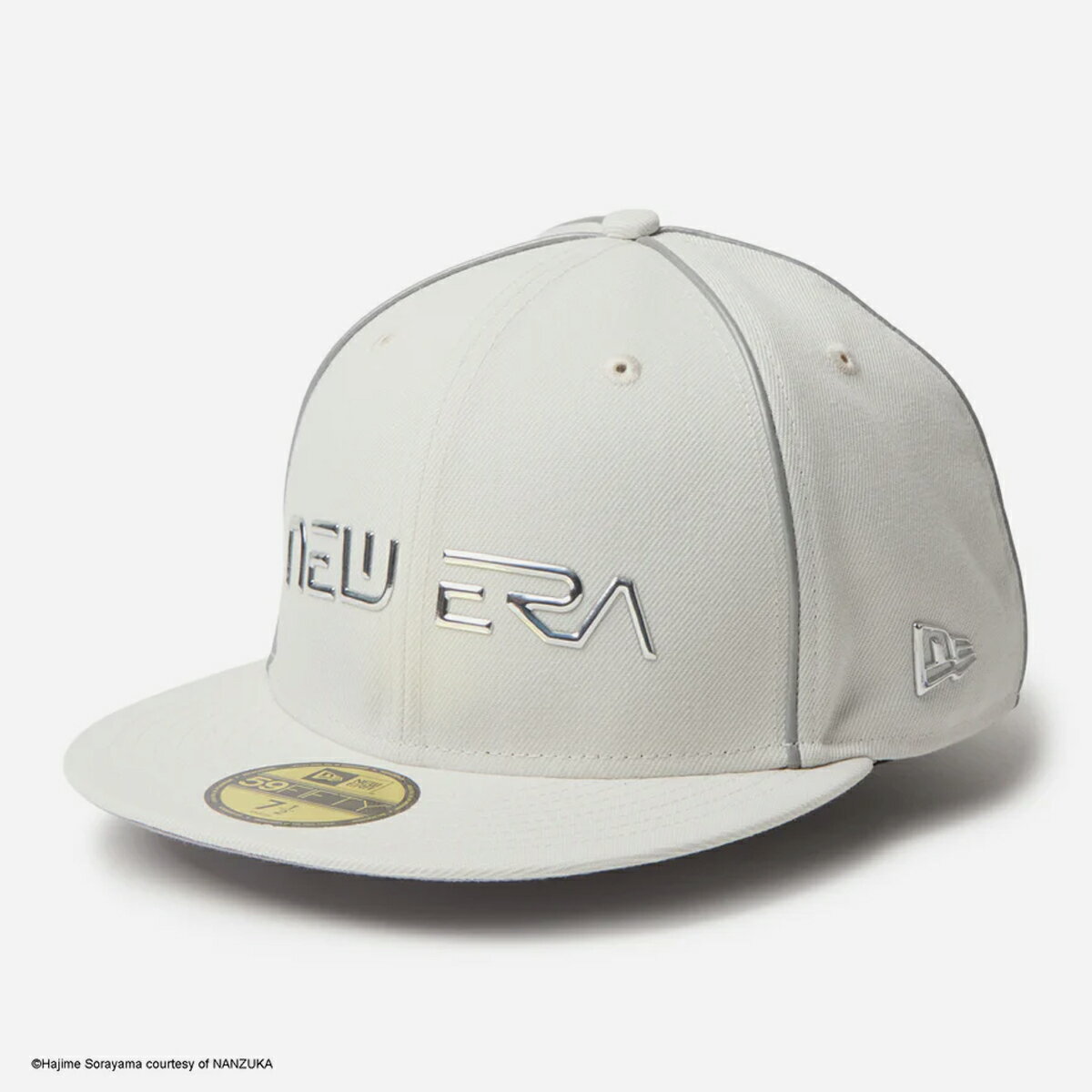 NEW ERA 59FIFTY HAJIME SORAYAMA TPU LOGO ニューエラ 59FIFTY 空山基 TPU ロゴ メンズ レディース 帽子 キャップ SANDY LINEN ホワイト 14881990