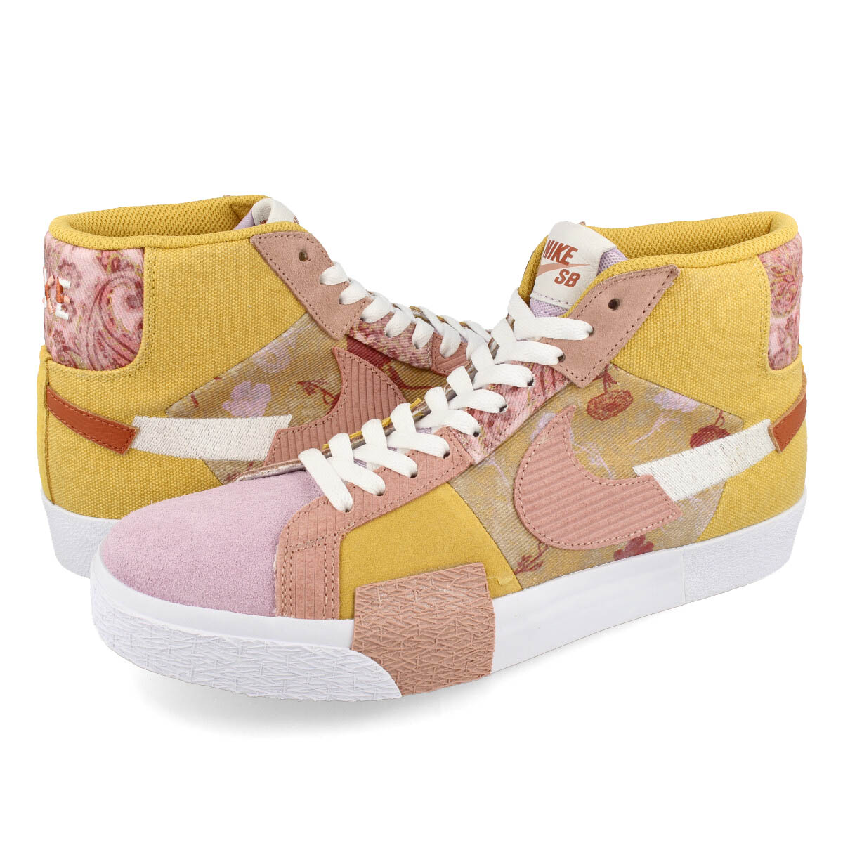 15時迄のご注文で即日発送可 NIKE SB BLAZER ZOOM MID ナイキ SB ブレザー ズーム ミッド SANDED GOLD/BURNT SUNRISE/LIGHT MADDER ROOT/WHITE dm0859-700