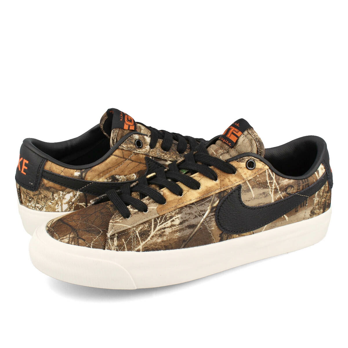 15時迄のご注文で即日発送可 NIKE SB BLAZER ZOOM LOW PRO GT PRM 【REALTREE】 ナイキ SB ブレザー ズーム ロー プロ GT プレミアム リアルツリー BLACK/BLACK DO9398-001