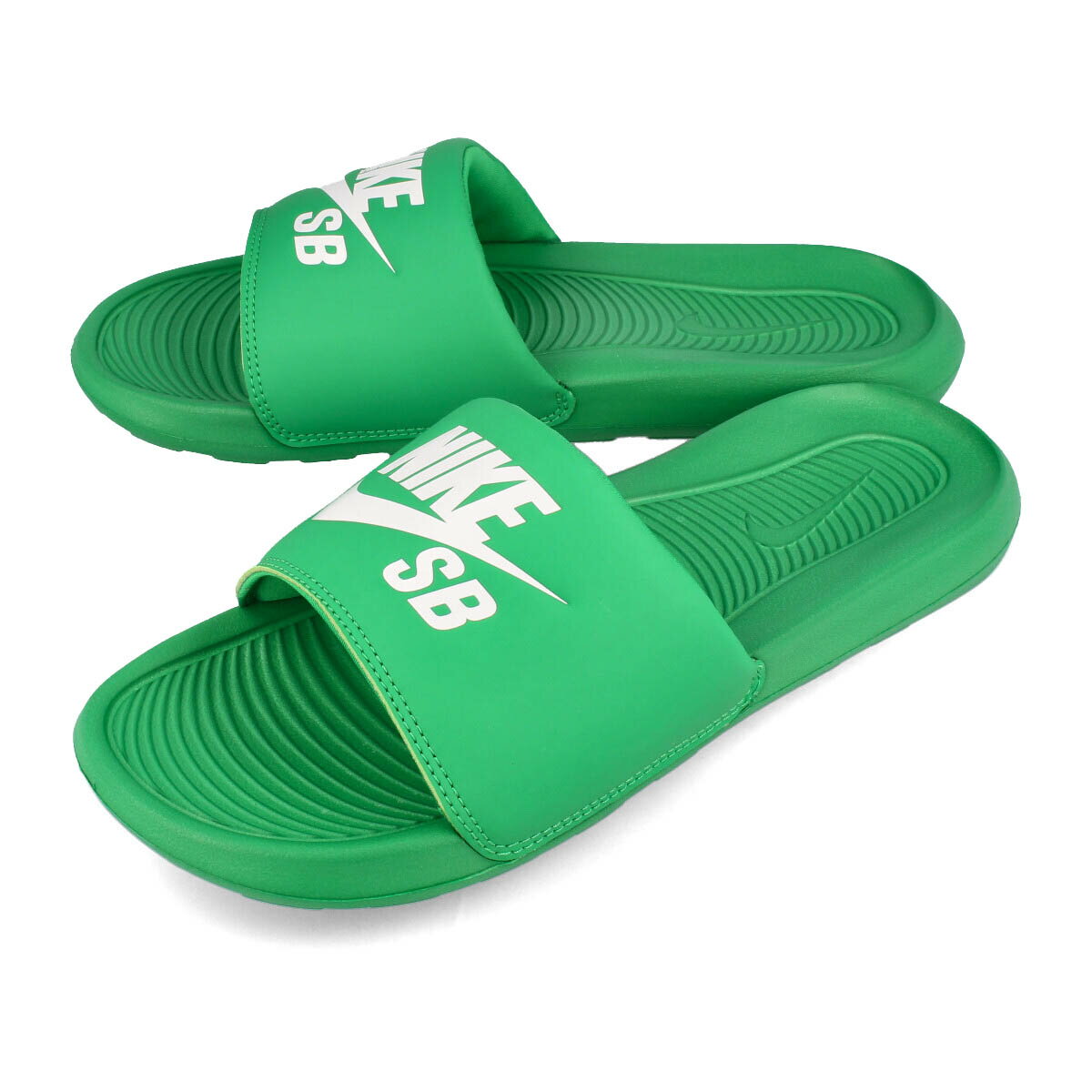 NIKE SB VICTORI ONE SLIDE ナイキ エスビー ビクトリー ワン スライド LUCKY GREEN/WHITE dr2018-300