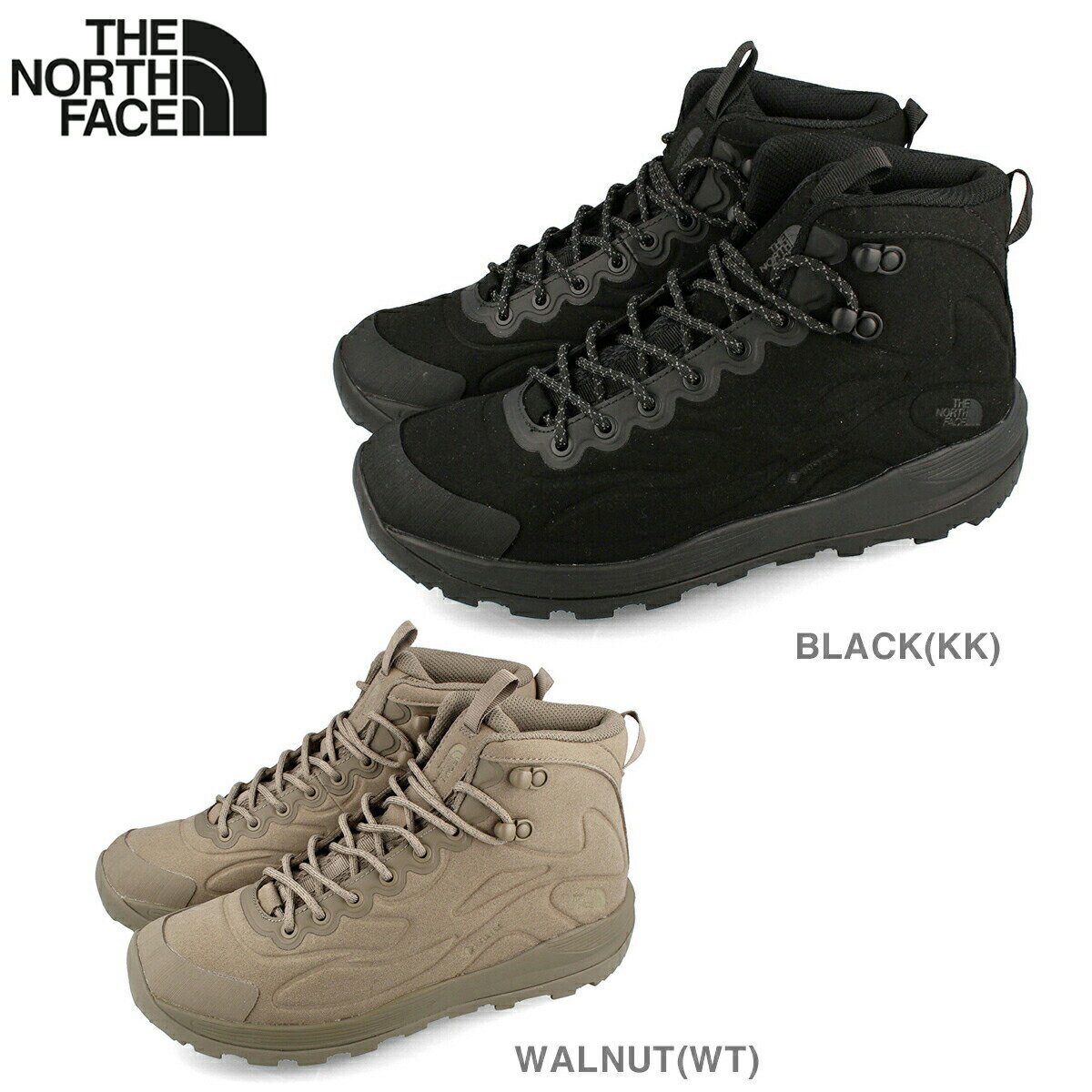 ノースフェイス スニーカー メンズ 【プライスダウン】 15時迄のご注文で即日発送可 THE NORTH FACE SCRAMBLER MID GORE-TEX INVISIBLE FIT ザ ノース フェイス スクランブラー ミッド ゴアテックス インビシブル フィット メンズ ミドルカット 防水 ブラック グリーン NF52331