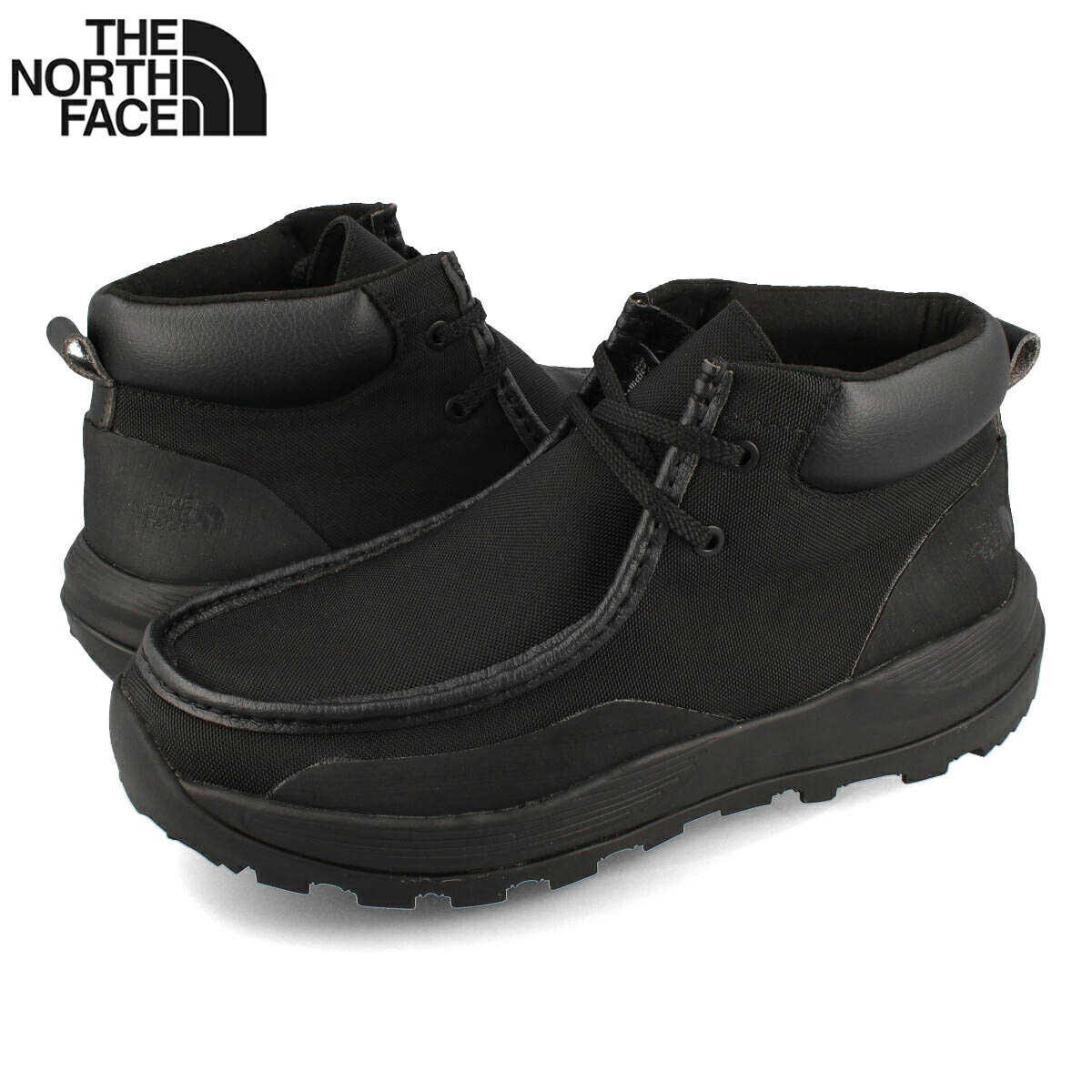 楽天SELECT SHOP LOWTEX【楽天スーパーSALE】 15時迄のご注文で即日発送可 THE NORTH FACE CORDURA MOCCASIN WP ザ ノース フェイス コーデュラ モカシン ウォータープルーフ メンズ レディース 防水 BLACK ブラック NF52346