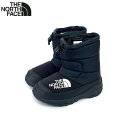 15時迄のご注文で即日発送可 THE NORTH FACE K NUPTSE BOOTIE VII ノースフェイス ヌプシ ブーティ VII キッズ 子ども ブーツ BLACK/WHITE ブラック nfj52288-kk