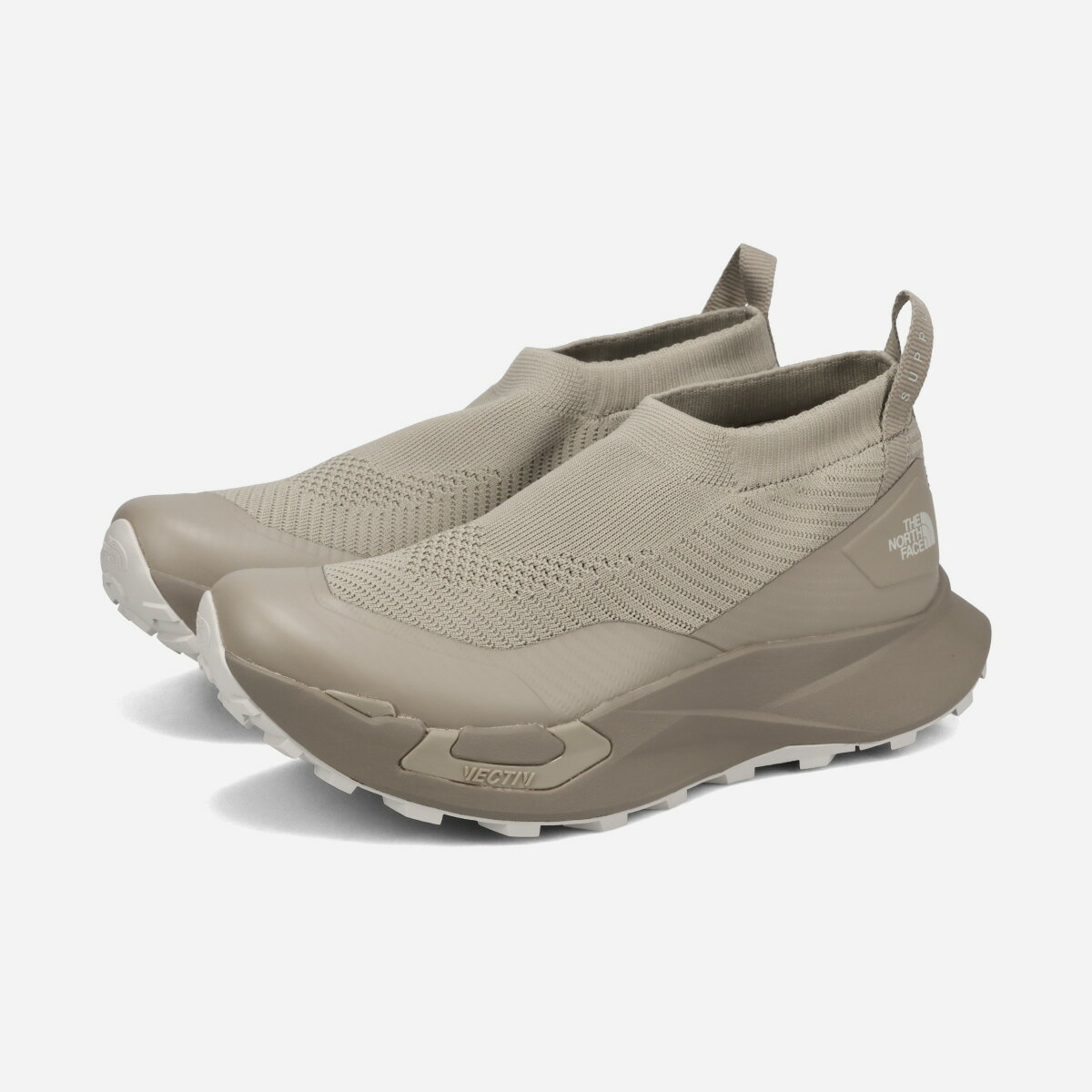  THE NORTH FACE VECTIV SUPPLE ノースフェイス ベクティブ サプル メンズ スニーカー ローカット MUSHROOM/MUSHROOM ベージュ NF52643-MM