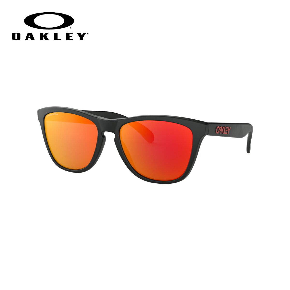 Rakuten - OAKLEY SUNGLASS FROGSKINS オークリー サングラス フロッグスキン PRIZM RUBY/MATTE BLACK 【ASIAN FIT】