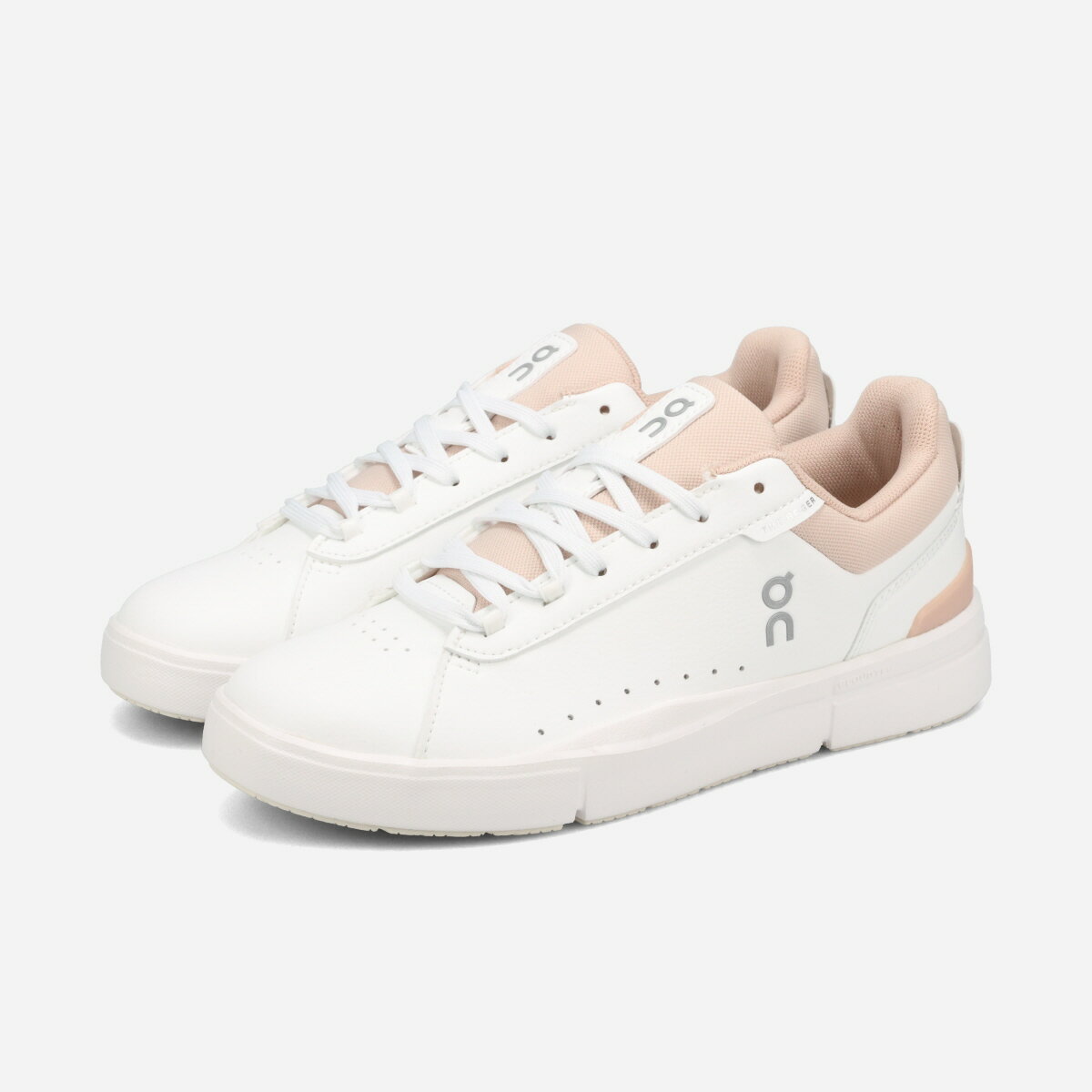 Rakuten - ON THE ROGER ADVANTAGE (W) オン ザ ロジャー アドバンテージ レディース スニーカー ローカット WHITE/ROSEHIP ホワイト 3WF30392349