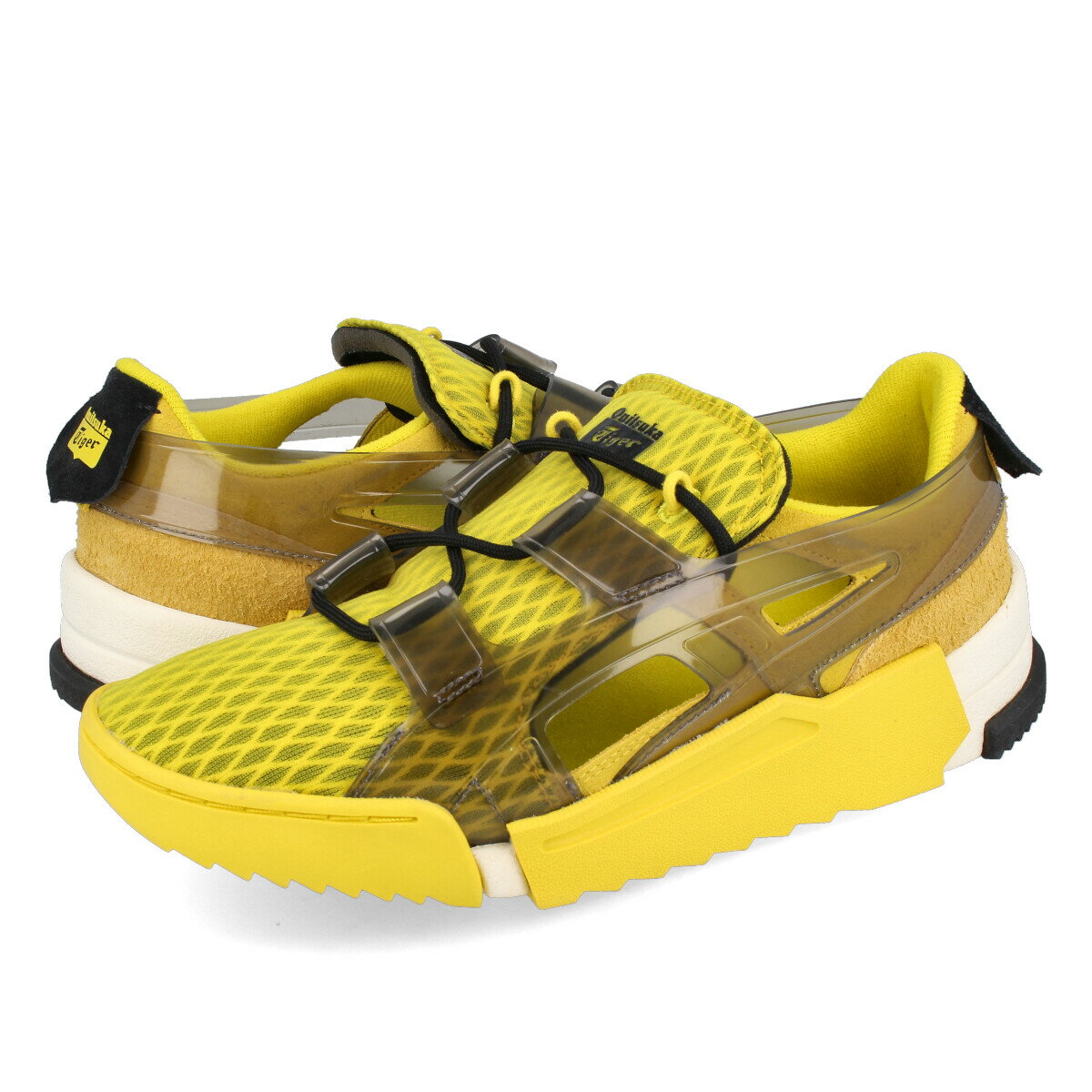 15時迄のご注文で即日発送可 Onitsuka Tiger BIG LOGO RUNNER SANDAL オニツカ タイガー ビッグ ロゴ ランナー サンダル VIBRANT YELLOW/BLACK 1183a582-753