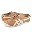 オニツカタイガー レザースニーカー レディース 15時迄のご注文で即日発送可 Onitsuka Tiger MEXICO 66 オニツカタイガー メキシコ66 メンズ レディース スニーカー ローカット SAND RED/CREAM オレンジ 1183b348-600