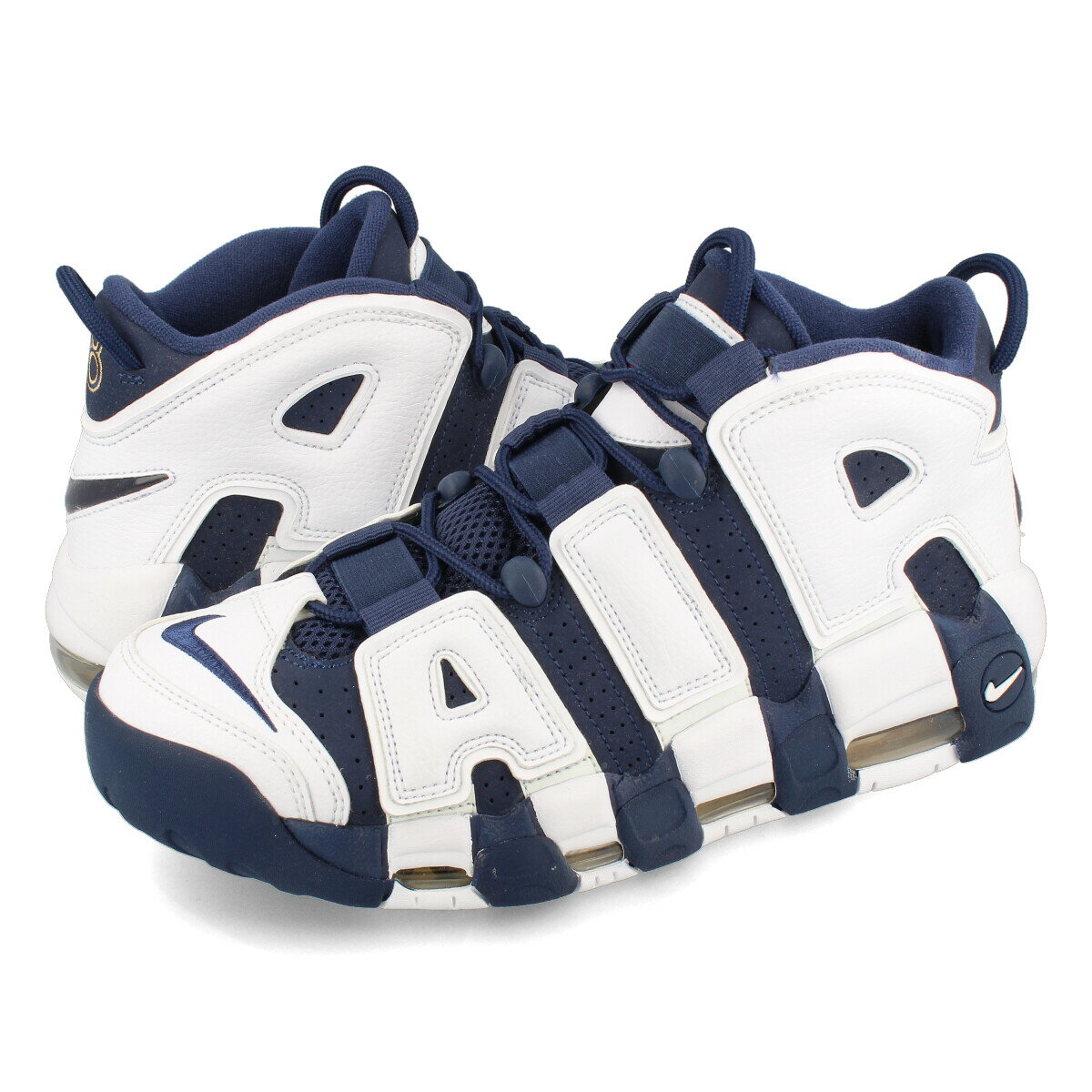 15時迄のご注文で即日発送可 NIKE AIR MORE UPTEMPO 【OLYMPIC】 ナイキ エア モア アップ テンポ WHITE/MIDNIGHT NAVY/RED/GOLD 414962-104