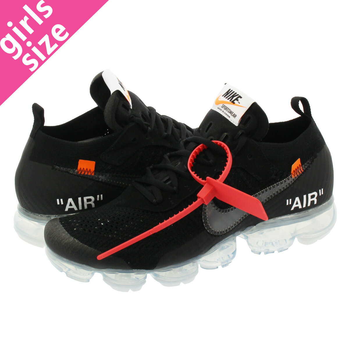 15時迄のご注文で即日発送可 NIKE AIR VAPORMAX FLYKNIT 【OFF-WHITE】 ナイキ エア ヴェイパー マックス フライニット WHITE/TOTAL CRIMSON/BLACK aa3831-002