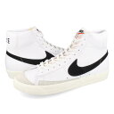 15時迄のご注文で即日発送可 NIKE BLAZER MID 039 77 VINTAGE ナイキ ブレザー ミッド 039 77 ビンテージ WHITE/BLACK bq6806-100