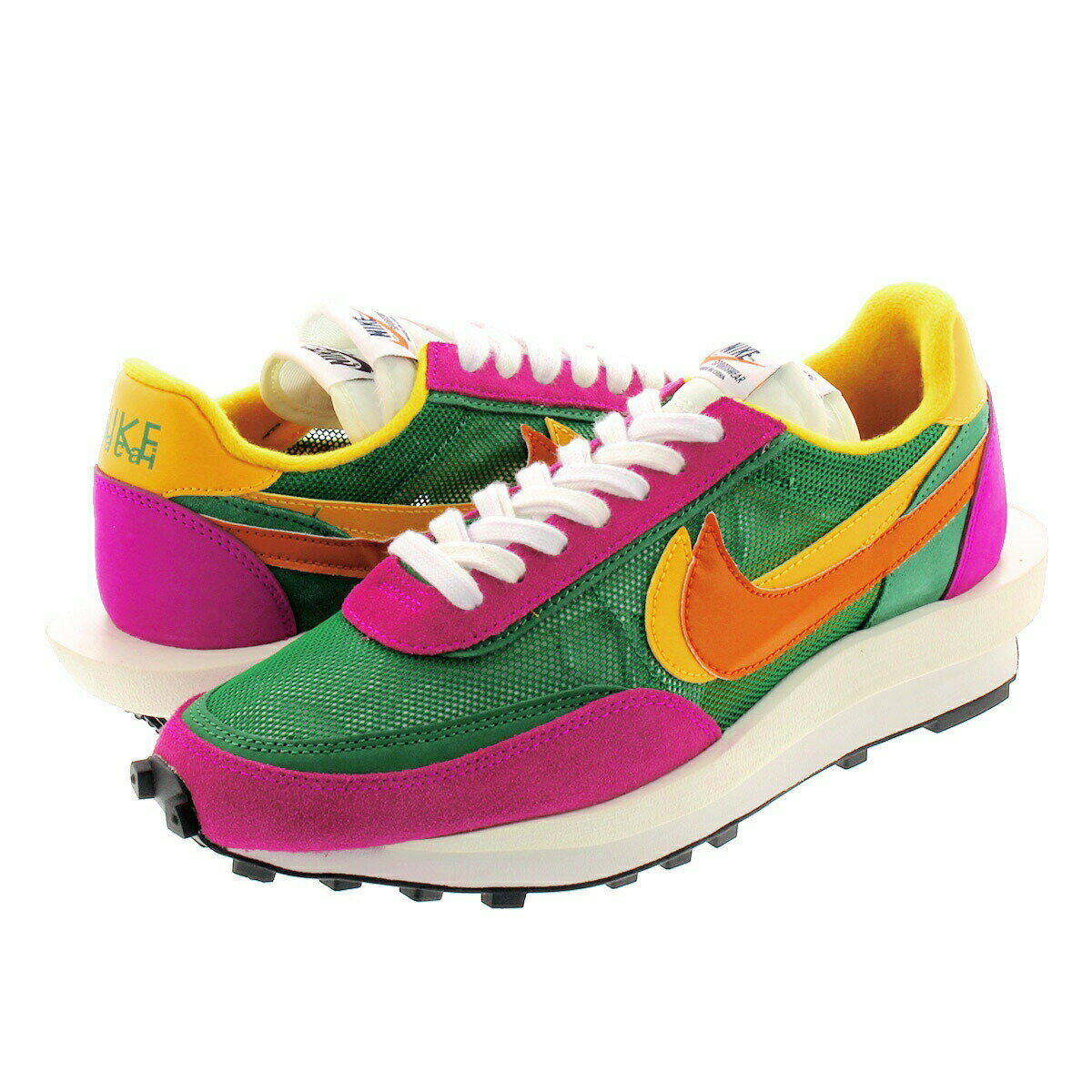 【毎日がお得！値下げプライス】sacai x NIKE LD WAFFLE サカイ x ナイキ LD ワッフル PINE GREEN/CLAY ORENGE/DEL SOL bv0073-301