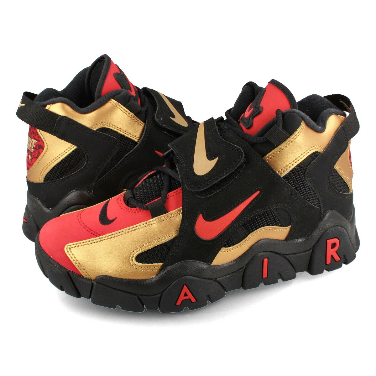 15時迄のご注文で即日発送可 NIKE AIR BARRAGE MID ナイキ エア バラージ ミッド METALLIC GOLD/UNIVERSITY RED ct1573-700