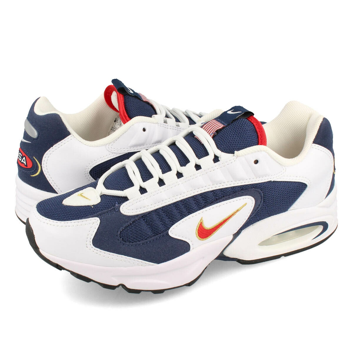 15時迄のご注文で即日発送可 NIKE AIR MAX TRIAX【USA】 ナイキ エア マックス トライアックス MIDNIGHT NAVY/UNIVERSITY RED/WHITE/METALLIC GOLD ct1763-400