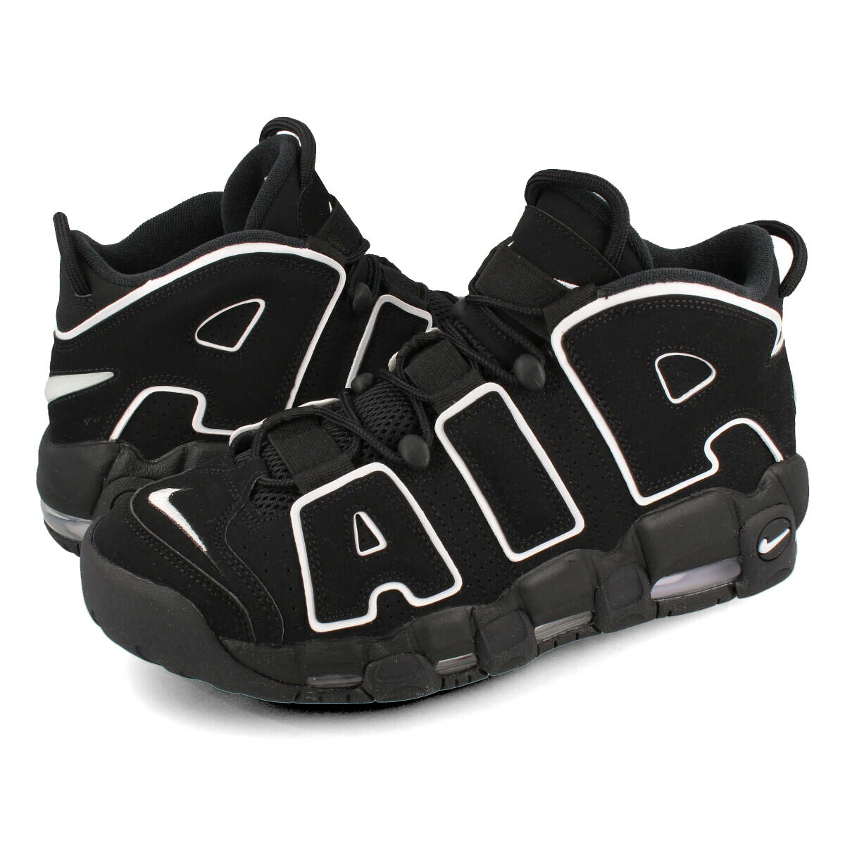 15時迄のご注文で即日発送可 NIKE AIR MORE UPTEMPO ナイキ エア モア アップ テンポ BLACK/WHITE/BLACK 414962-002 【2020年復刻モデル】