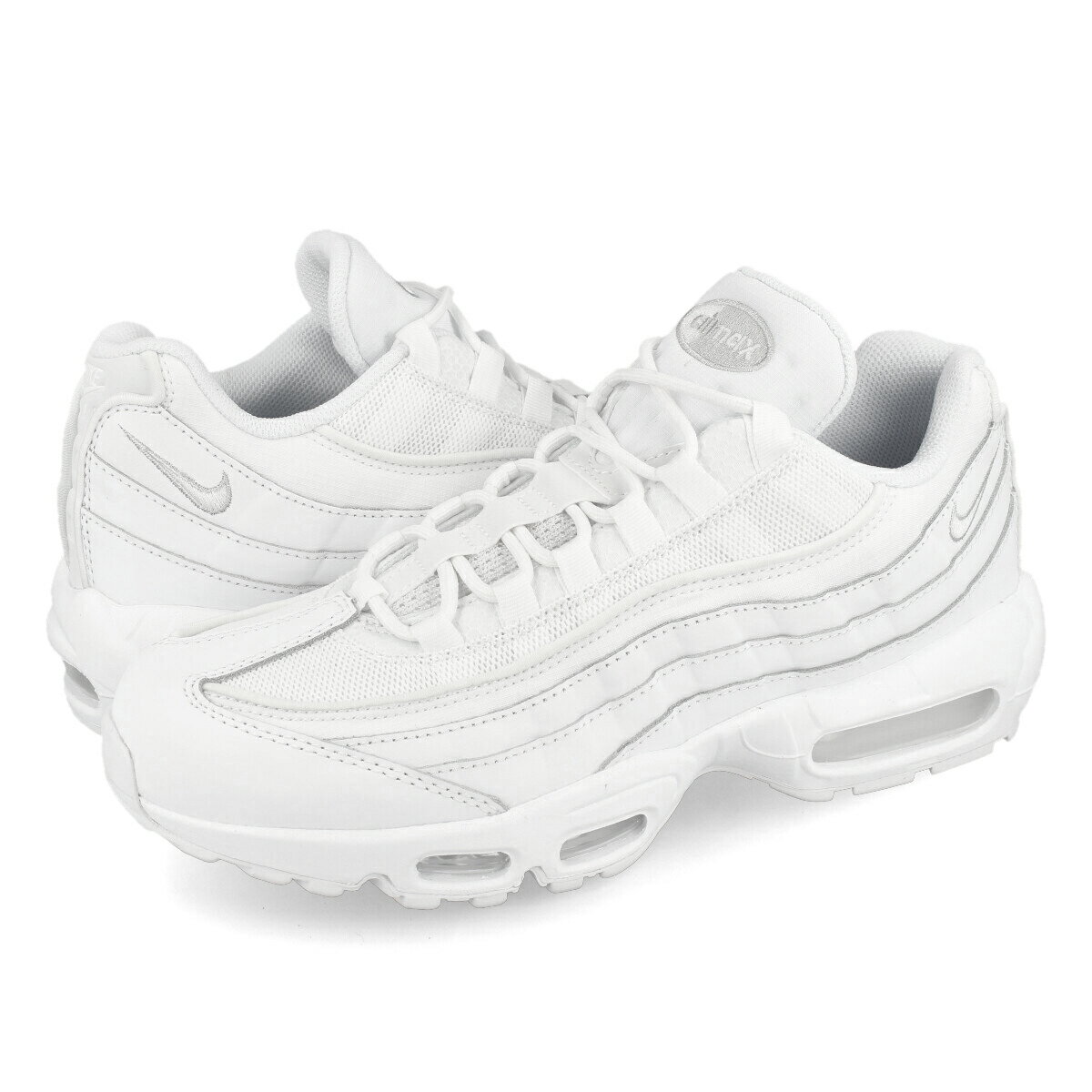 NIKE AIR MAX 95 ESSENTIAL ナイキ エア マックス 95 エッセンシャル メンズ スニーカー ローカット WHITE/WHITE/GREY FOG ホワイト 定番モデル CT1268-100