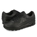 15時までのご注文で即日発送 NIKE AIR MAX 90 LTR ナイキ エア マックス 90 レザー BLACK/BLACK/BLACK cz5594-001