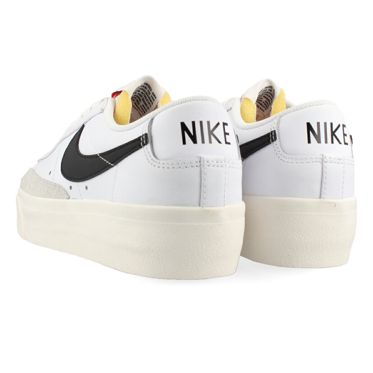 NIKE WMNS BLAZER LOW PLATFORM ナイキ ウィメンズ ブレーザー ロー プラットフォーム WHITE/BLACK/SAIL/WHITE dj0292-101