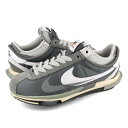 15時迄のご注文で即日発送可 NIKE ZOOM CORTEZ SP SACAI ナイキ ズーム コルテッツ SP サカイ メンズ スニーカー ローカット GRAY/WHITE グレー ホワイト DQ0581-001