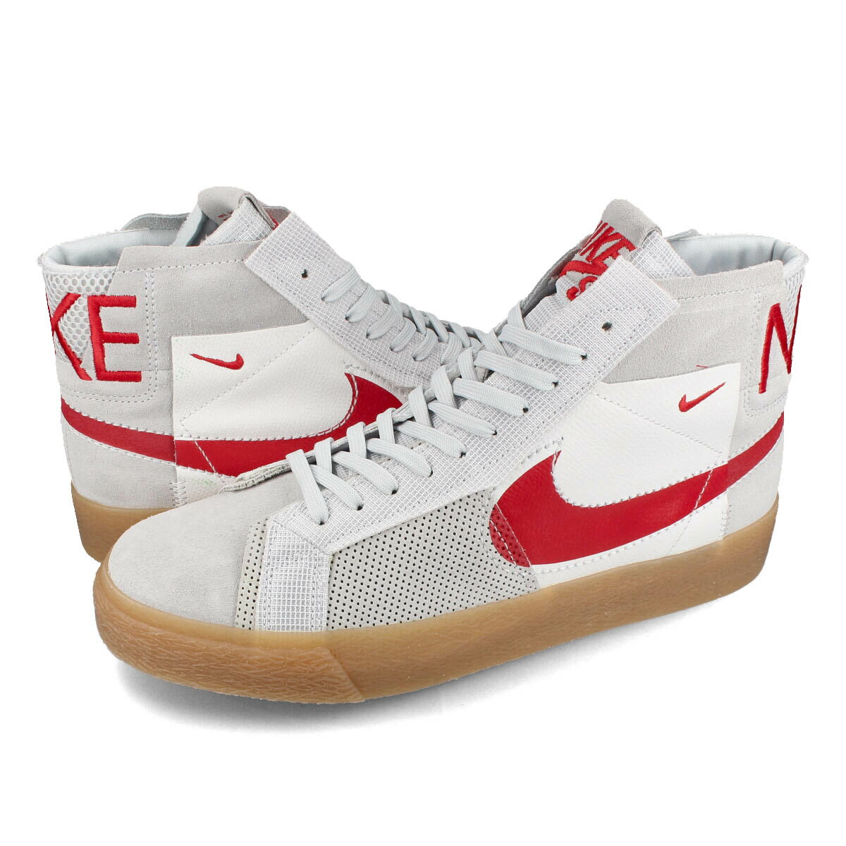 15時迄のご注文で即日発送可 NIKE SB ZOOM BLAZER MID PREMIUM ナイキ SB ブレザー ズーム ミッド プレミアム メンズ スニーカー ミッドカット SUMMIT WHITE/UNIVERSITY RED ホワイト fd5113-100