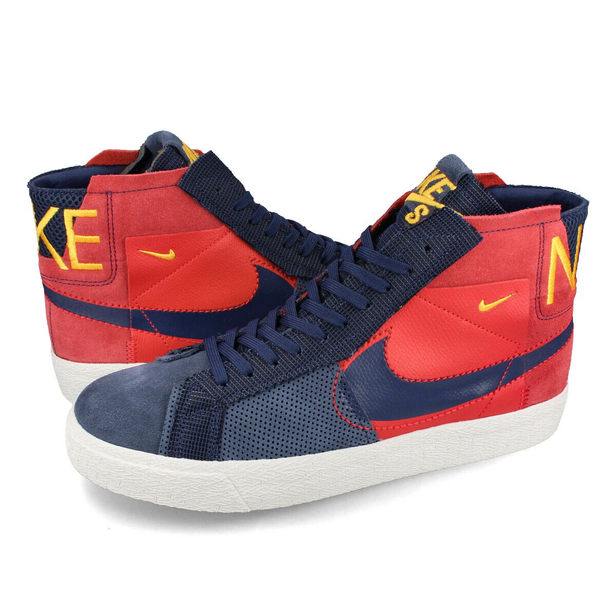 15時迄のご注文で即日発送可 NIKE SB ZOOM BLAZER MID PREMIUM ナイキ SB ブレザー ズーム ミッド プレミアム メンズ ミッドカット UNIVERSITY RED/MIDNIGHT NAVY ネイビー fd5113-600