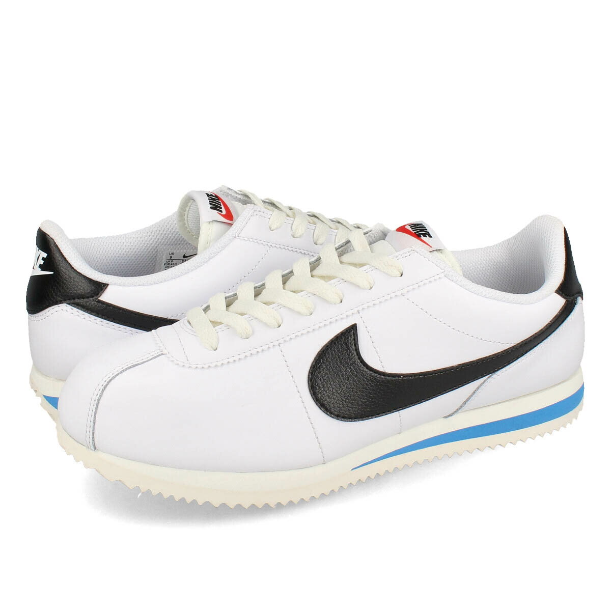 楽天SELECT SHOP LOWTEX【プライスダウン】 15時迄のご注文で即日発送可 NIKE CORTEZ ナイキ コルテッツ メンズ レディース スニーカー ローカット WHITE/BLACK/LT PHOTO BLUE/SAIL ホワイト DM4044-100