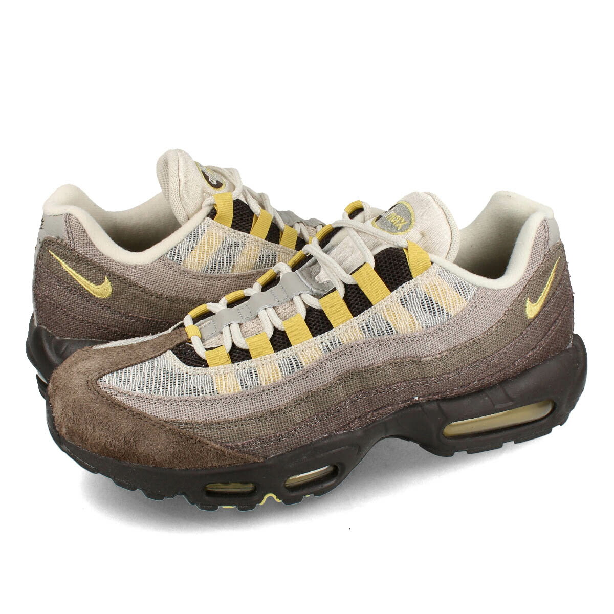 15時迄のご注文で即日発送可 NIKE AIR MAX 95 NH 【IRONSTONE】 ナイキ エア マックス 95 NH アイアンストーン 海外限定 日本未発売モデル メンズ スニーカー ローカット IRONSTONE/CELERY/CAVE STONE ブラウン DR0146-001