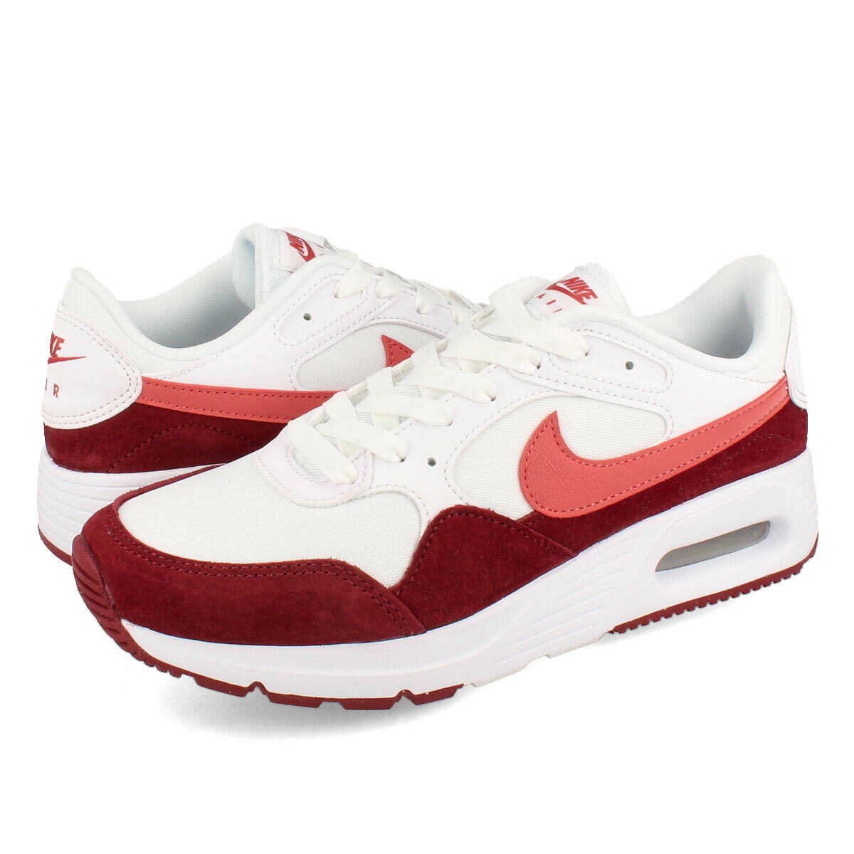 15時迄のご注文で即日発送可 NIKE WMNS AIR MAX SC 【VALENTINE'S DAY】 ナイキ ウィメンズ エア マックス SC レディース スニーカー ローカット WHITE/TEAM RED/ADOBE ホワイト FJ3242-100