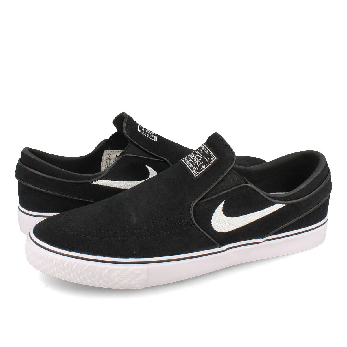 15時迄のご注文で即日発送可 NIKE SB JANOSKI+ SLIP ナイキ SB ジャノスキー+ スリップ メンズ スニーカー ローカット BLACK/WHITE ブラック FN5893-001