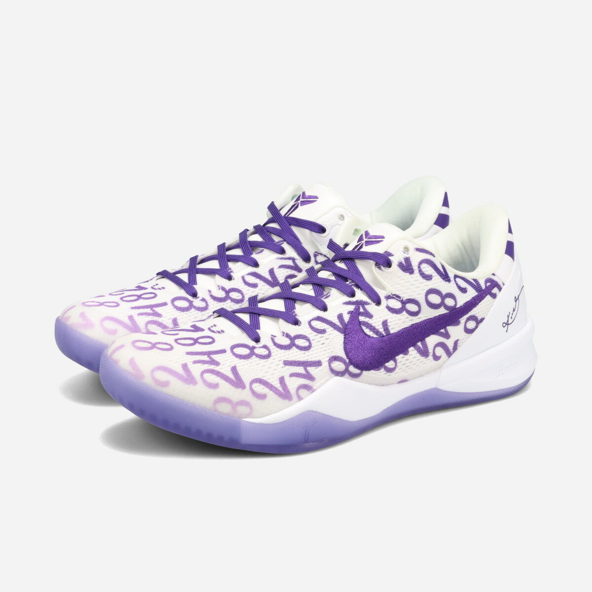NIKE KOBE 8 PROTRO ナイキ コービー 8 プロトロ メンズ スニーカー ローカット WHITE/COURT PURPLE/WHITE ホワイト FQ3549-100