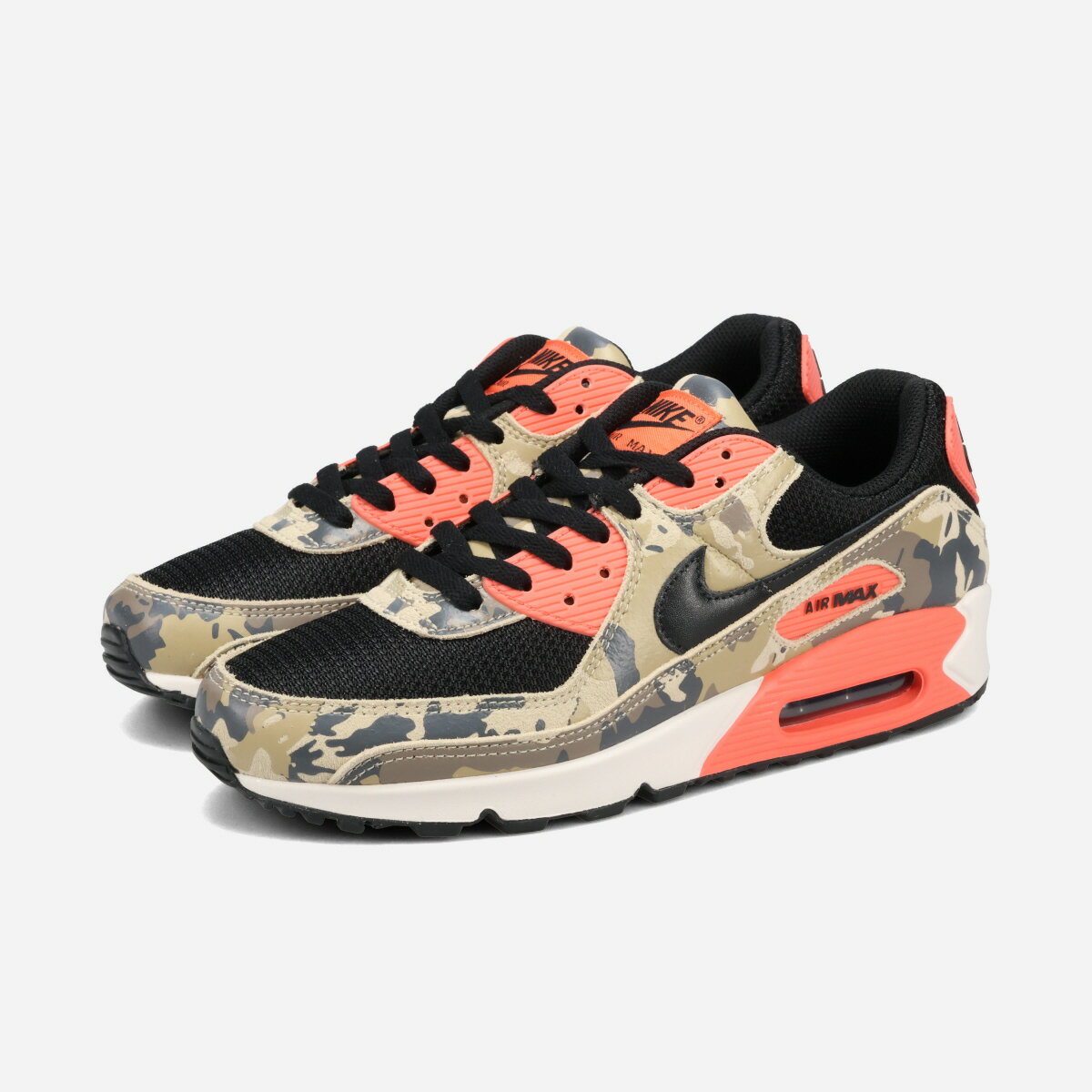 楽天SELECT SHOP LOWTEXNIKE AIR MAX 90 PRM ナイキ エア マックス 90 プレミアム メンズ スニーカー ローカット LIGHT KHAKI/BLACK/MAGIC EMBER/MINK BROWN カーキグリーン IF1721-200