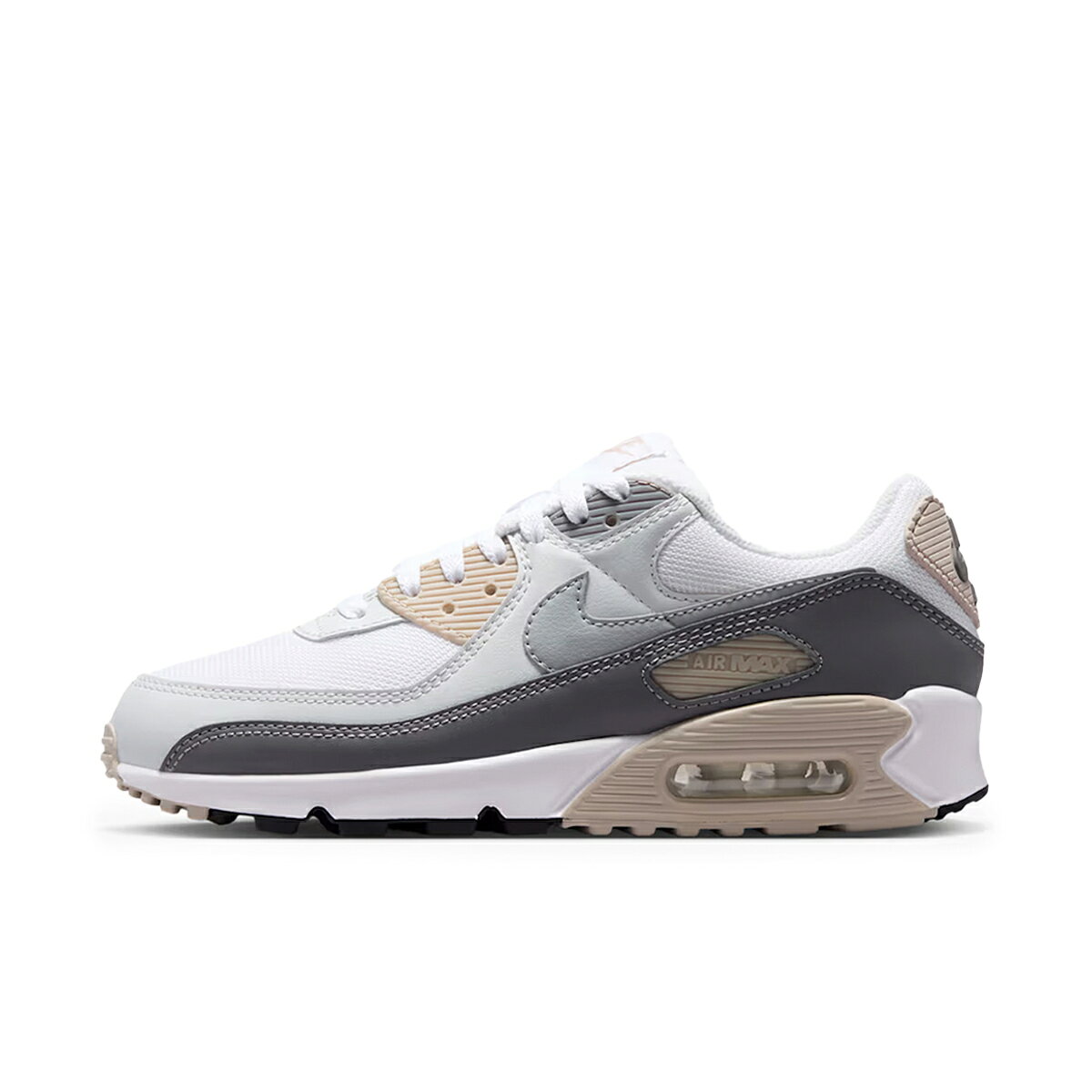 NIKE WMNS AIR MAX 90 ナイキ ウィメンズ エア マックス 90 レディース スニーカー ローカット CREAM II/PENCIL POINT/OFF WHITE/WOLF GREY ホワイト IM4613-201