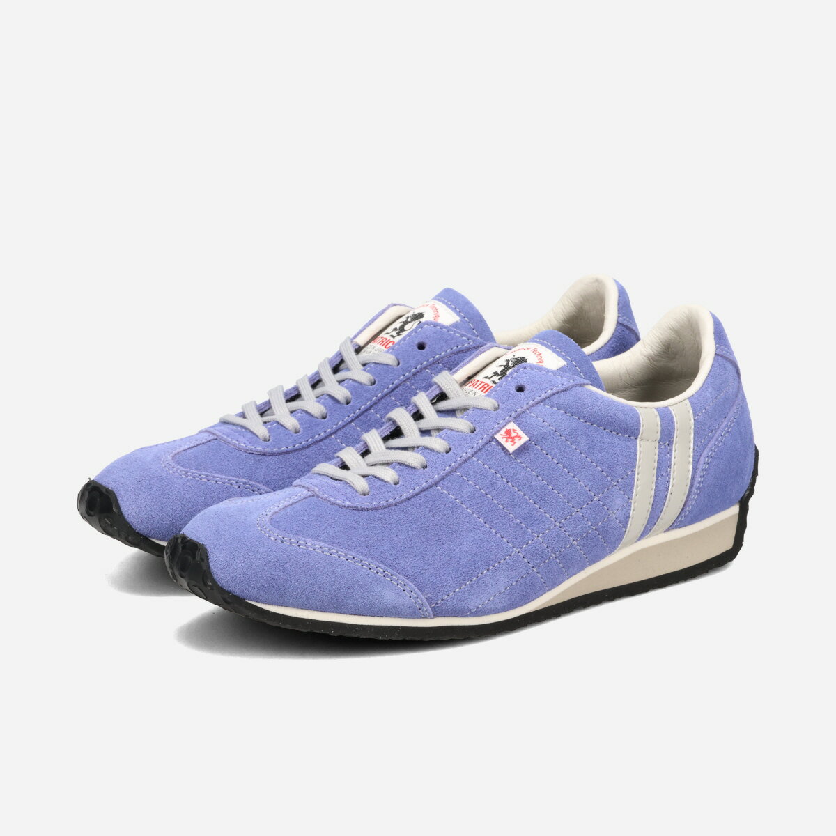 PATRICK IRIS-VR パトリック アイリス ベロア メンズ レディース 日本製 ローカット PURPLE パープル ラベンダー 582279