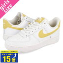  NIKE WMNS AIR FORCE 1 '07 ナイキ ウィメンズ エアフォース 1 07 WHITE/SATURN GOLD/WHITE/WHITE 315115-170