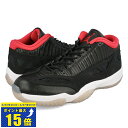 要エントリーで最大P15倍 4/24(水)20:00～4/27(土)9:59 NIKE AIR JORDAN 11 LOW IE 【BRED】 ナイキ エア ジョーダン 11 レトロ ロー IE BLACK/WHITE/TRUE RED 919712-023