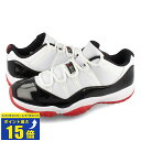 要エントリーで最大P15倍 4/24(水)20:00～4/27(土)9:59 NIKE AIR JORDAN 11 RETRO LOW ナイキ エア ジョーダン 11 レトロ ロー WHITE/UNIVERSITY RED/BLACK av2187-160