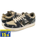 要エントリーで最大P15倍 4/24(水)20:00～4/27(土)9:59 NIKE SB DUNK LOW PRM QS 【TRAVIS SCOTT】 ナイキ SB ダンク ロー プレミアム QS BLACK/BLACK/PARACHUTE BEIGE ct5053-001