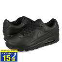 要エントリーで最大P15倍 4/24(水)20:00～4/27(土)9:59 NIKE AIR MAX 90 LTR ナイキ エア マックス 90 レザー BLACK/BLACK/BLACK cz5594-001