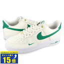 [要エントリーで最大P15倍 4/24(水)20:00～4/27(土)9:59] NIKE AIR FORCE 1 '07 LV8 ナイキ エア フォース 1 '07 LV8 メンズ スニーカー ローカット SAIL/MALACHITE/WHITE/METALLIC GOLD ホワイト グリーン DQ7658-101