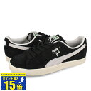  PUMA CLYDE HAIRY SUEDE プーマ クライド ヘアリー スエード メンズ レディース スニーカー ローカット BLACK/FROSTED IVORY ブラック 393115-02