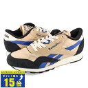  Reebok CLASSIC NYLON VINTAGE リーボック クラシック ナイロン ヴィンテージ メンズ WEATHERED BEIGE/CORE BLACK/VECTOR BLUE ベージュ gw4340