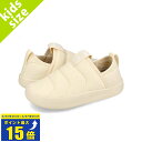 [要エントリーで最大P15倍 4/24(水)20:00～4/27(土)9:59] adidas PUFFYLETTE 360 C KIDS アディダス パフィレッタ 360 C キッズ 子ども スニーカー スリッポン HALO BLUSH/SAND STRATA/FTWR WHITE ベージュ if7803