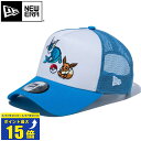 [要エントリーで最大P15倍 4/24(水)20:00～4/27(土)9:59] NEW ERA 9FORTY A-Frame TRUCKER POKEMON EEVEE SHOWERS ニューエラ 9FORTY A..