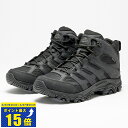  MERRELL MOAB 3 TACTICAL MID WP メレル モアブ 3 タクティカル ミッド ウォータープルーフ メンズ スニーカー ミッドカット BLACK ブラック J003911