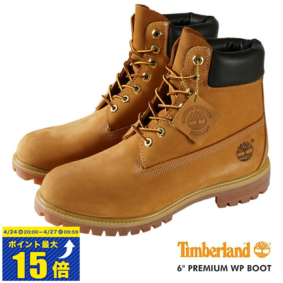  TIMBERLAND 6inch PREMIUM WP BOOT ティンバーランド 6インチ プレミアム ウォータープルーフ ブーツ WHEAT 10061