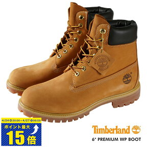 [要エントリーで最大P15倍 4/24(水)20:00～4/27(土)9:59] TIMBERLAND 6inch PREMIUM WP BOOT ティンバーランド 6インチ プレミアム ウォータープルーフ ブーツ WHEAT 10061