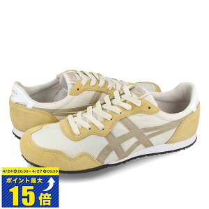 [ץȥ꡼ǺP15 4/24()20:004/27()9:59] Onitsuka Tiger SERRANO ˥ĥ 顼  ǥ å IVORY/WOOD CREPE ۥ磻 1183b400-753